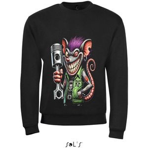 Sweatshirt 2-175 Rat Fix blauw - S, Zwart