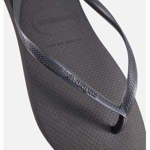 Havaianas Slim slippers zwart Rubber - Dames - Maat 41/42