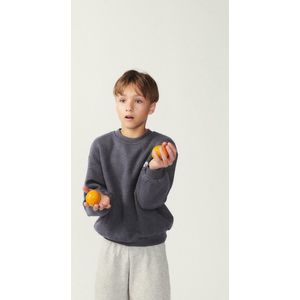 AMERICAN VINTAGE Doven Sweater Truien & Vesten Kids - Sweater - Hoodie - Vest- Antraciet - Maat 134