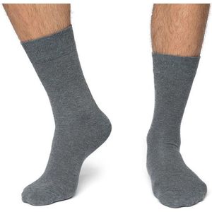 3 Paar heren sokken licht grijze sokken extra zacht Katoen Multipack Heren Maat 39-42