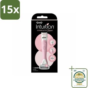 15 x Wilkinson Sword - Scheermes - Intuition Complete Bikini - Precisie - 1 scheermes - Grootverpakking - Bikini Scheren - Bikini Trimmer - Vrouwenscheermes - Scheren Voor Bikini - Bikini Verzorging