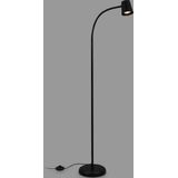 BRILONER - SKRIVA - Staande lamp, 127,5 cm, 1x GU10, max. 9W, zwart