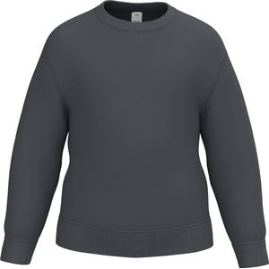 iDeal Basic Brand Kinder sweater met ronde hals IB401 - Ideal Dark Grey - 4/6 ans