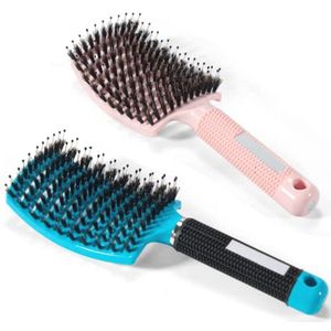 Haarborstels Set van 2 - Paars en Roze