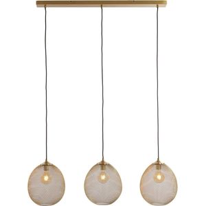 Light & Living Hanglamp Moroc - Goud - 104x30x34cm -3L - Modern - Hanglampen Eetkamer, Slaapkamer, Woonkamer