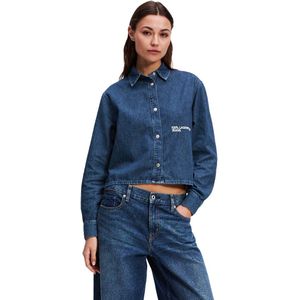 KARL LAGERFELD - Blouse - Blauw - Denim