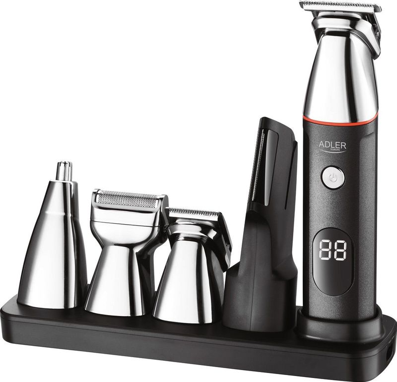 Adler AD 2946 - 5 in 1 verzorgingsset voor heren - Tondeuse en Trimmer