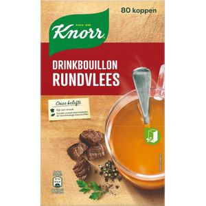 Knorr Drinkbouillon - Rundvlees - 80 stuks