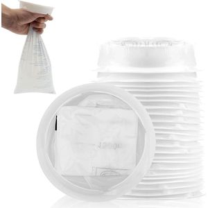 Vomitoire De Vomissement Vomi Jetables 10 stuks 1000 ml Sac Vomitoire Voiture Portable voor de keer van het vervoer le mal des urgences Foule des Nausées Matinales Blanc.