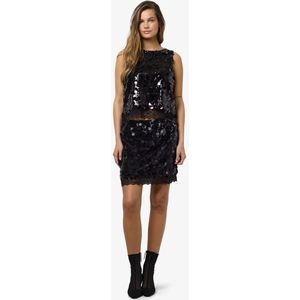 Noisy may - NMELVA - Kokerrok - Zwart - Minirok