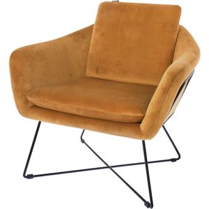 Fauteuil Ridge 82cm goud