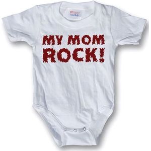Hybris Kinder My Mom Rock Body SH-13-BT024-Poly White-6-12Monate