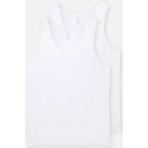 Dagi - Mouwloze Tanktops - 2-pack - Slim Fit - U-hals