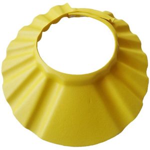 Gele Deluxe Douchekap - Speciaal voor Kinderen van 0-6 Jaar - 27cm - Shower Cap voor Baby's en Peuters