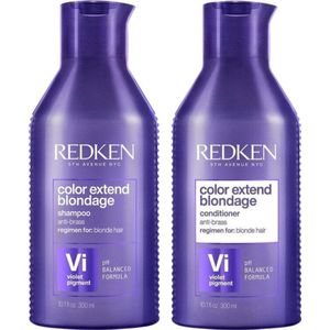 Redken Combinatie Color Extend Shampoo en Conditioner 300ml - extra voordelig