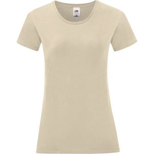 Fruit Of The Vrouwen / Dames Iconische T-Shirt (Naturel)