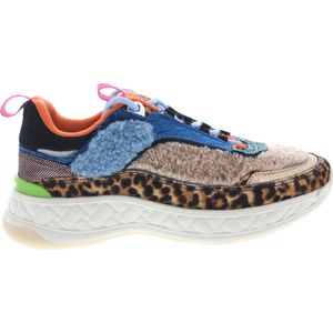 Dames Sneakers Kurt Geiger Kurt Geiger Kensington Sneaker Brown Multi - Maat 41