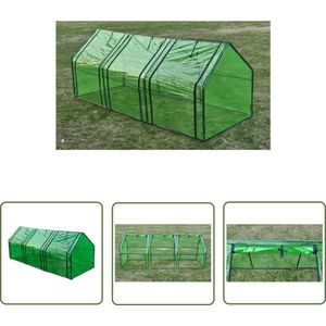 The Living Store Tuinkas met 3 deuren - Tuinkas - Greenhouse - Kweekkas - Pvc Tuinkas - Kleine Tuinkas