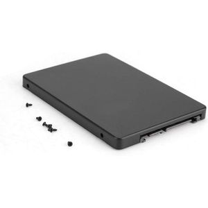 Allecto plus - Adapter voor M.2 NGFF SSD naar SATA III 2,5 inch - Zwart - SATA 3.0 - Ondersteuning B + M-key/M-toetsen - Converterkaart