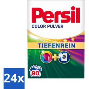 24 x Persil Color - Waspoeder - Gekleurde Was - 90 Wasbeurten - Waspoeder - Gekleurde Was - Vlekkenverwijderaar - Wasmiddel - Persil