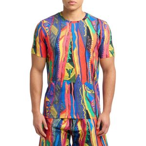 Carlo Colucci Heren T-shirt multi C3460/631