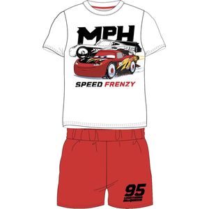 Disney Cars Shortama Rood Katoen Maat 116