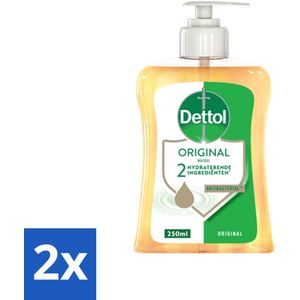 2 x Dettol - Handzeep - Original - Klassieke Hygiëne - 250 ml - Handzeep - Antibacteriële Zeep - Dettol - Hygiëne - Handwas