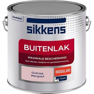 Sikkens Buitenlak - Verf - Hoogglans - Mengkleur - Oudroze - 2,5 liter