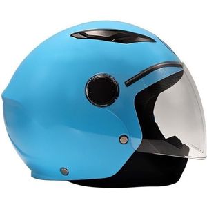 BHR 838 Kids – Kinderhelm Scooter – Veiligheid voor uw Kind – Scooterhelm voor Kinderen – Kinderhelm Motor - Blauw – Maat L
