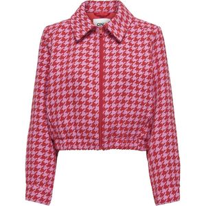 ONLY ONLKIMMIE LIFE BOMBER JACKET CC OTW Dames Bomberjack - High Risk Red Super Pink