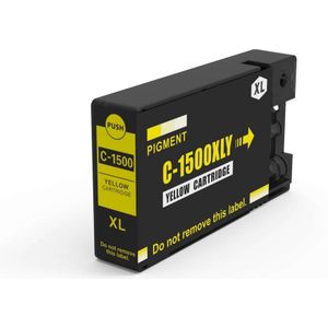 Inktcartridge Geschikt voor Canon PGI-1500 / PGI-1500XL | 1x Geel Geschikt voor Canon Maxify MB2050, MB2150, MB2350, MB2750, MB2755