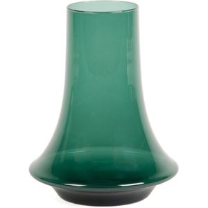 XLBoom Spinn Vaas Large - Glas - Voor Binnen - Groen - 24 × 24 × 31 cm