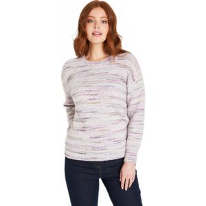 Warme trui met ronde hals en wol