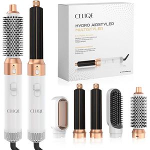 CELIQE™ Föhnborstel - Airstyler - Krulborstel - Krultangen - 5 in 1 Multistyler - Wit