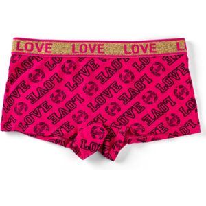 Boxershort tieners meisjes - 4-pack - 4 kleuren - Love - Maat 11-12j