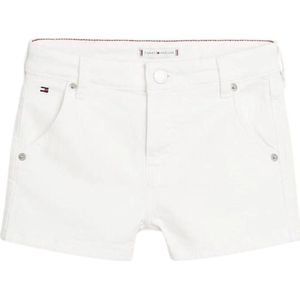 Tommy Hilfiger GIRLFRIEND WHITE SHORT Meisjes Broek - Denim - Maat 10