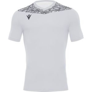 Macron Nash Shirt Korte Mouw Heren - Zilver / Antraciet | Maat: XL