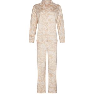Pastunette Premium - Pyjama - Beige - Doorknoop - Satijn