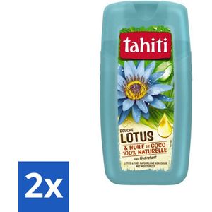 Tahiti - Douchegel - Lotus & Kokosolie - Hydraterend - 250 ml - Voordeelverpakking - 2 stuks