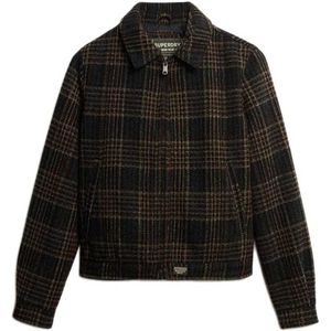 Superdry - Checked Ranch Quilted - Gewatteerde Jas - Relaxte Pasvorm