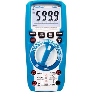 Peaktech 3444 - TRMS multimeter - 1000V AC / DC - IP67 - CAT IV 600V