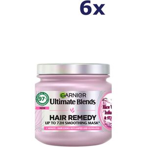 6x Garnier Ultimate Blends Rice Water Hair Remedy 340ml haarmasker