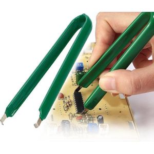 IC Puller Pincet - Speciale IC Chip - Puntig Koolstofarm Staal - 10.5cm