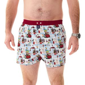 McAlson Heren Boxershort Après-Ski Bordeaux L