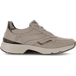 Gabor rollingsoft sensitive 56.896.42 - dames rollende wandelsneaker - beige - maat 35 (EU) 2.5 (UK)