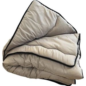 Zavelo Eazzy - Dekbed zonder Overtrek -1-persoons (140x200 cm) - Hoesloos Dekbed - Bedrukt Dekbed Beige - All year zomerdekbed & winterdekbed - Wasbaar op 60°C