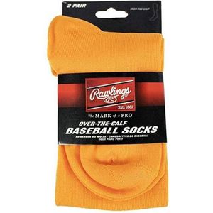 Rawlings Honkbalsokken (2 paar) L Licht Oranje