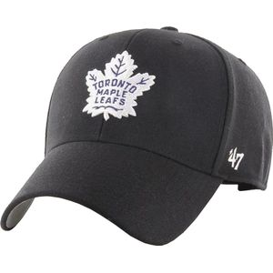 47 Brand NHL Toronto Maple Leafs Cap H-MVP18WBV-BKC, Unisex, Zwart, Pet, maat: One size