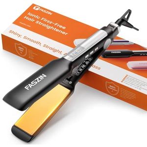 Professionele stijltang met Titanium Platen en Instelbare Temperatuur