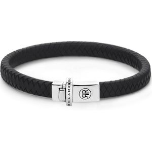 Rebel & and Rose - Armband - Small Braided Black - RR-L0139-S Unisex